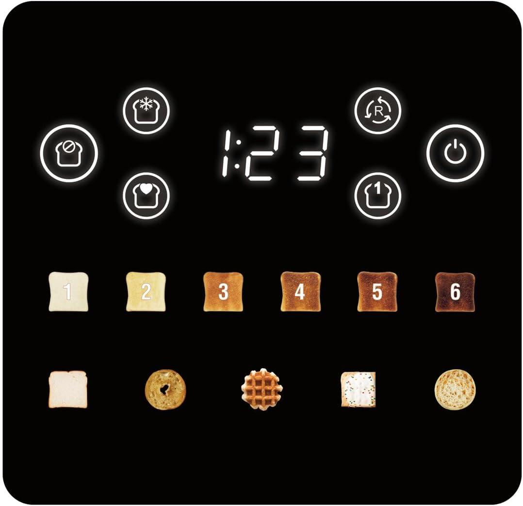 Salton 2 Slice Touch Screen Toaster