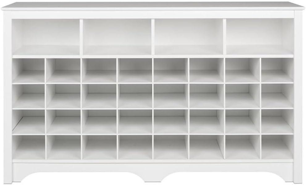 60" Entryway Shoe Cubby Console - Prepac