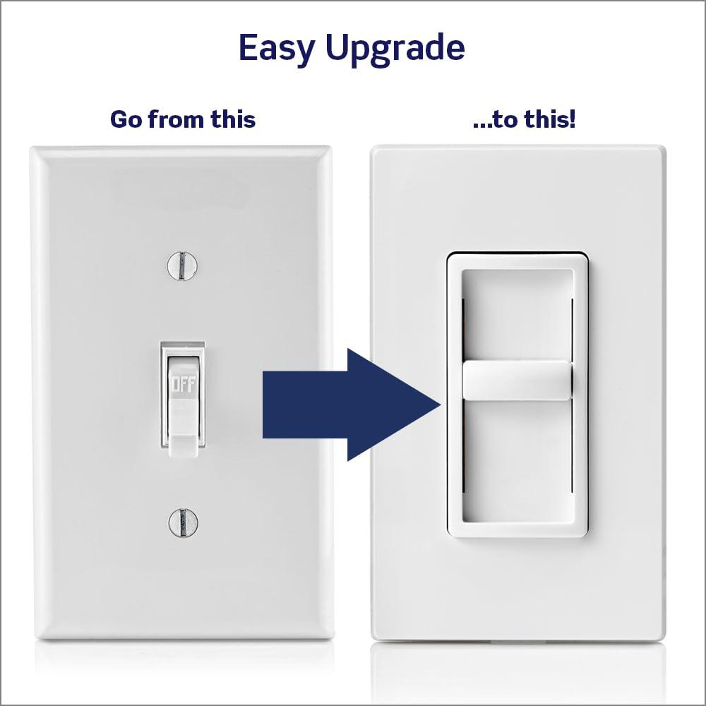 Tamper Resistant Slide Single Pole Dimmer