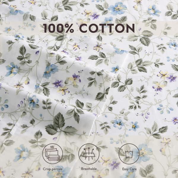 Laura Ashley Laura Ashley Sateen Cotton Printed Sheet Sets