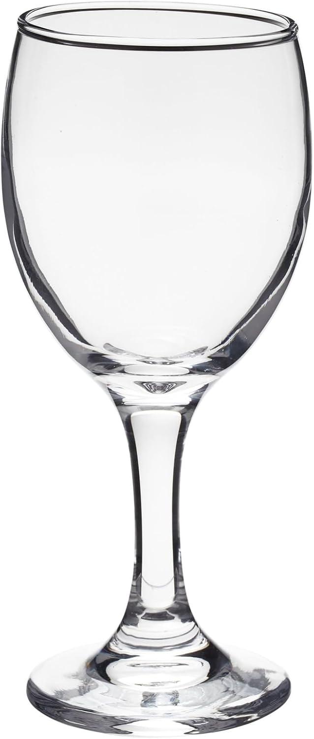 Stemmed Wine Glasses, Set of 4 for Housewarming Gift, Anniversary, Wedding (4.5 oz)