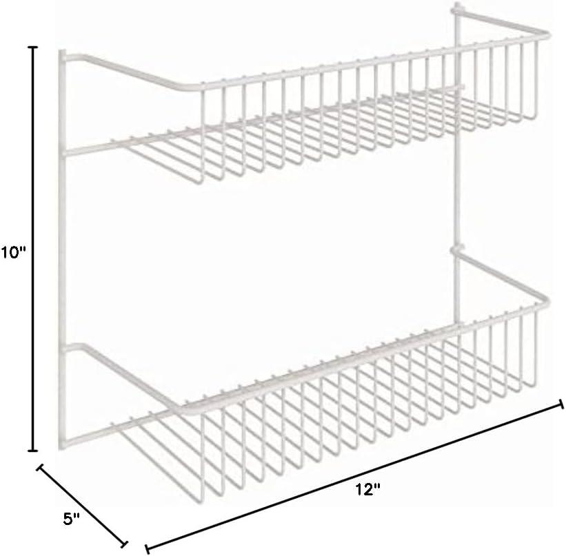 10.4" H x 12.5" W x 5'' D Storage Rack