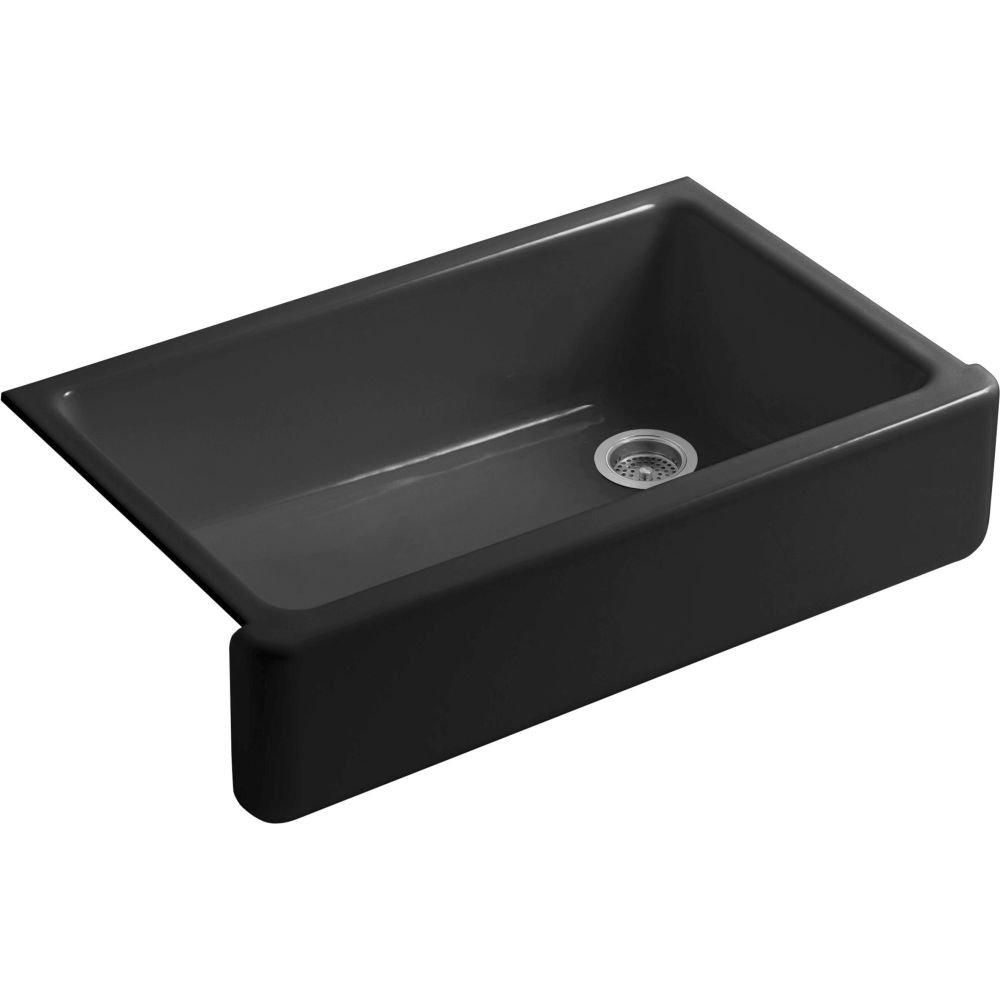 Whitehaven® Self-Trimming 36" L x 22" W Farmhouse Kitchen Sink