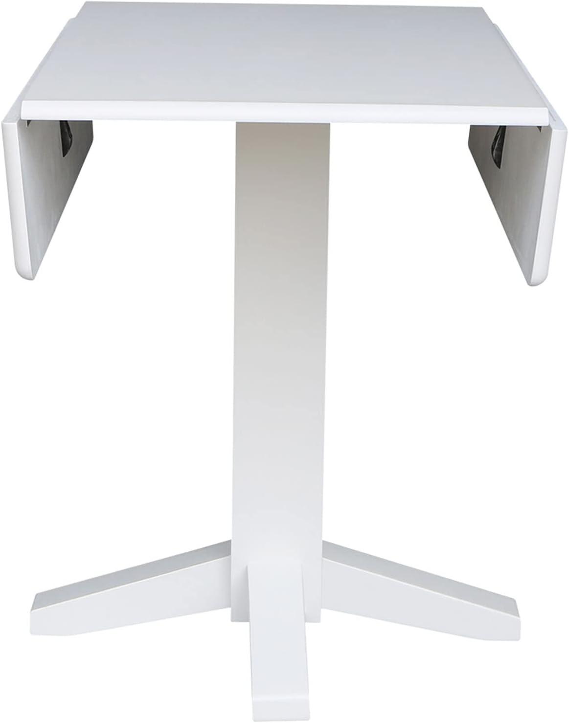 36" Sanders Square Dual Drop Leaf Dining Table - International Concepts