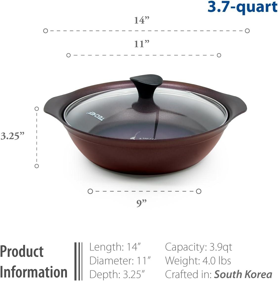 TECHEF Art - 3.7qt Nonstick Soup Pot with Cover