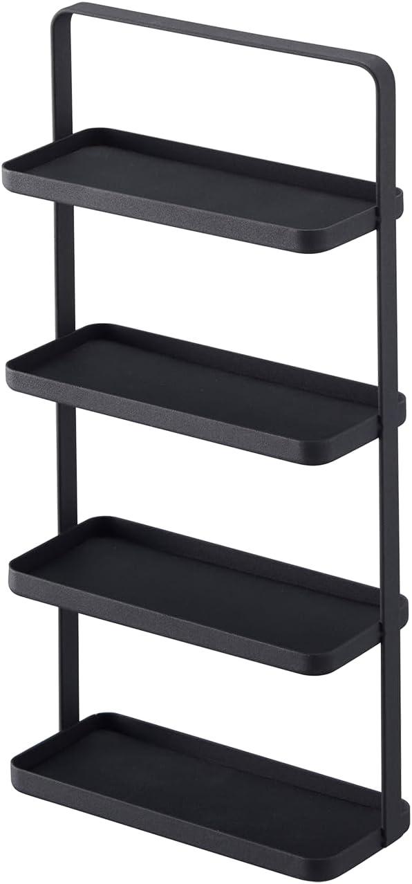 Tower Yamazaki Home 4-Tier Accessory Tray, Jewelry Holder & Storage Organizer, Steel, Handle
