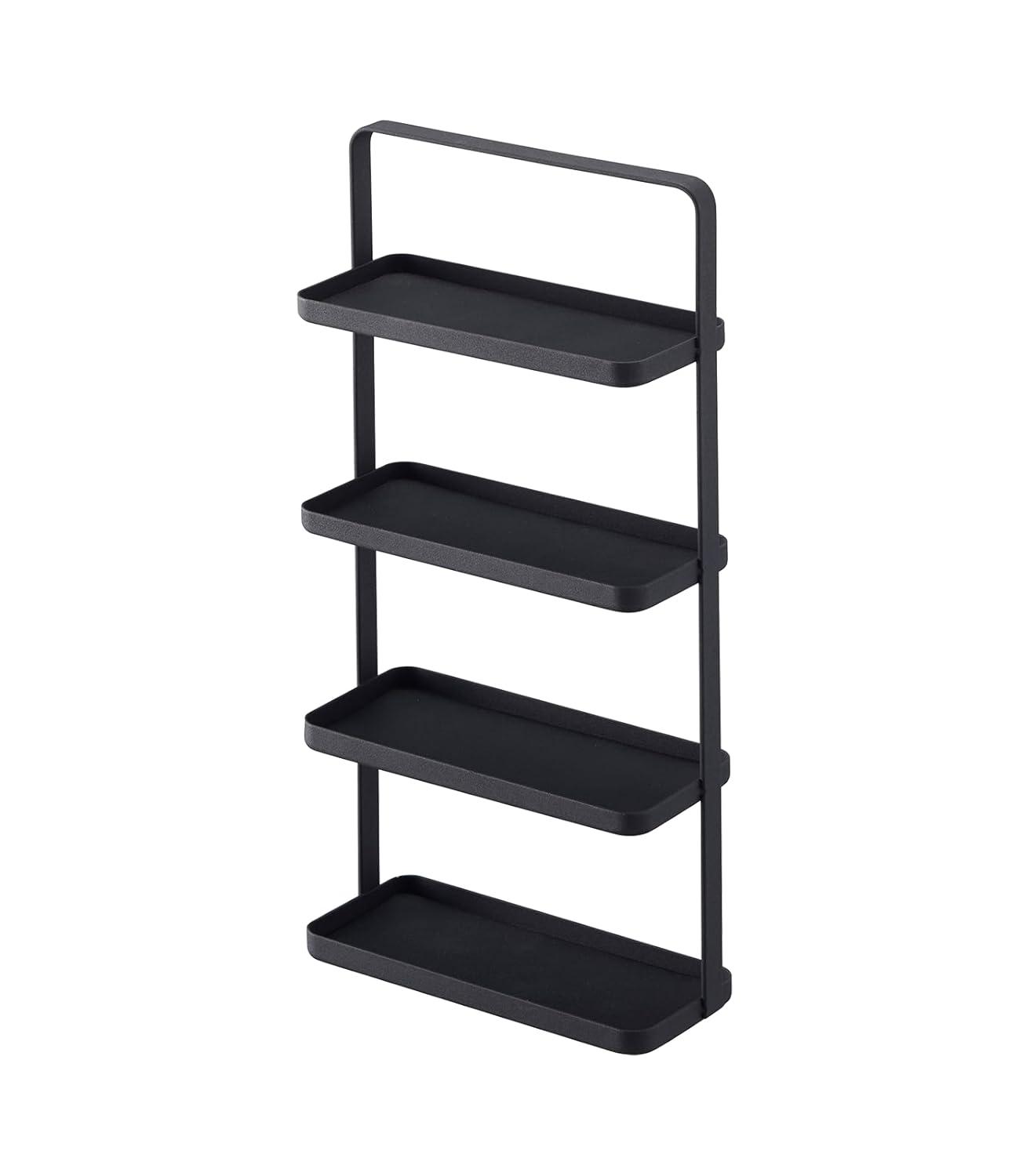 Tower Yamazaki Home 4-Tier Accessory Tray, Jewelry Holder & Storage Organizer, Steel, Handle