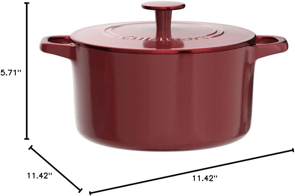 Cuisinart Cuisinart Chef’s Classic Enameled Cast Iron Round Dutch Oven with Lid