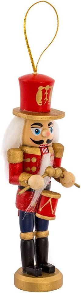 Kurt Adler Wooden Nutcracker Ornament 4-Piece Box Set, 5-Inch