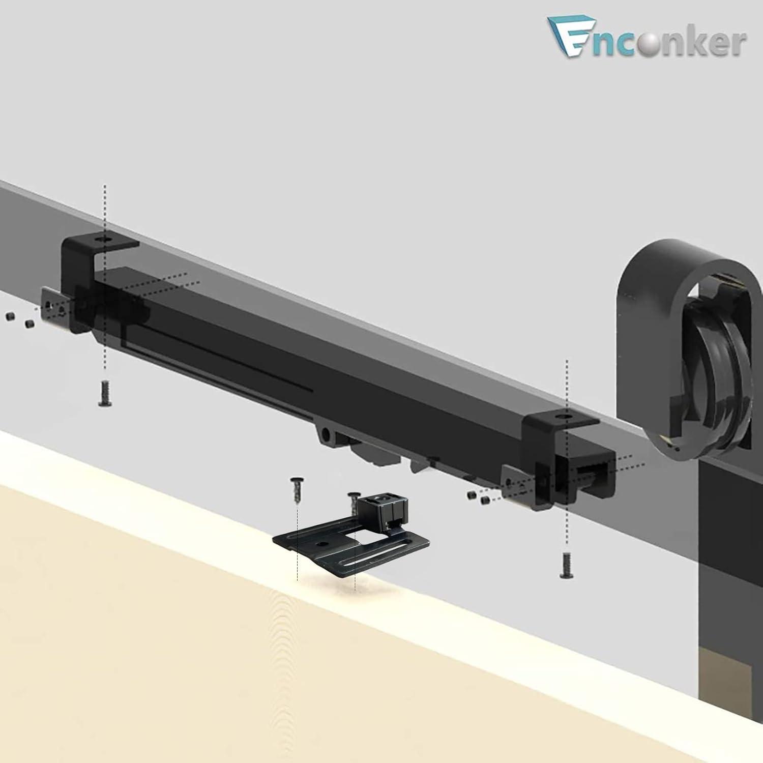 2PCS Soft Close barn Door Hardware kit Barn Door Soft Close Mechanism Spring Buffer Damper Hole-Free Version Fit for Door Weight 60-176 Pounds Adjustable Door Stoppers 2022NEWEST (Use for 20-40)