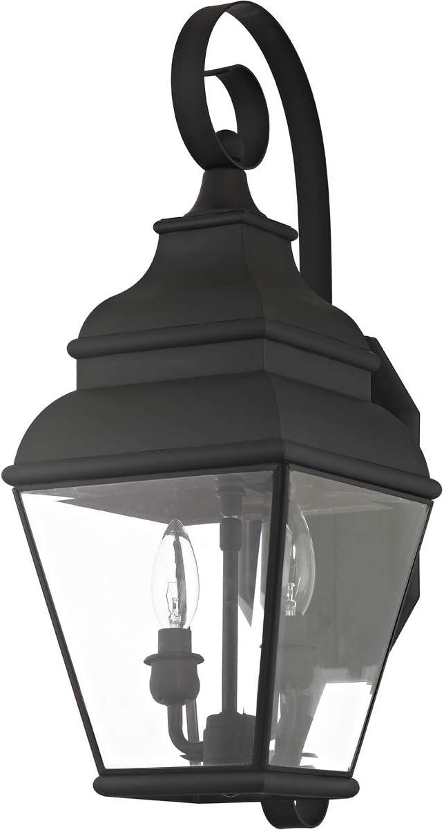 Livex Lighting Exeter 2 - Light Wall Light in  Black