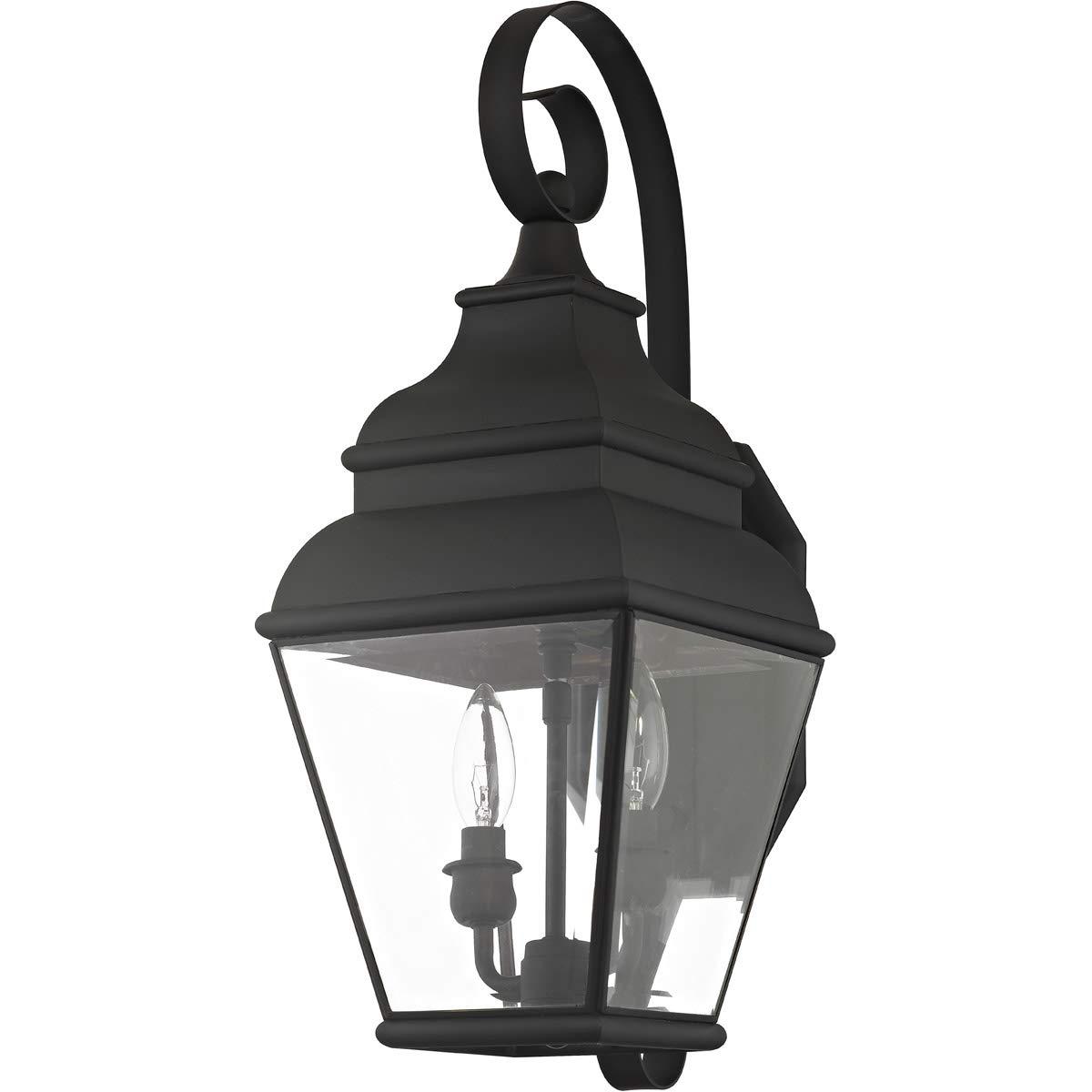 Livex Lighting Exeter 2 - Light Wall Light in  Black