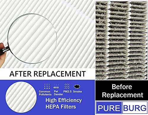 LifeSupplyUSA True HEPA Filter Replacement Compatible with Alen TF30 for T100 and T300 Air Purifier