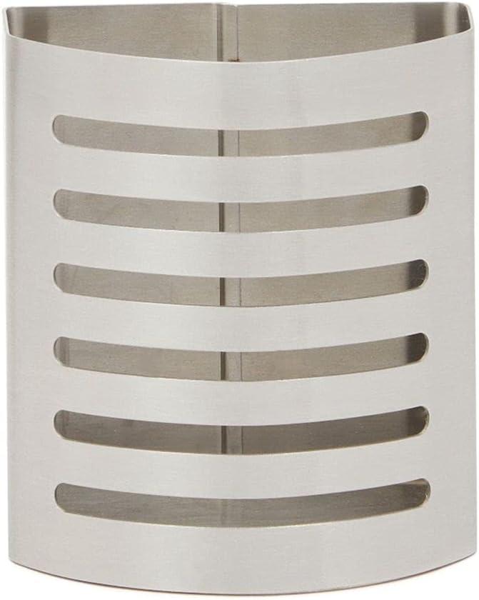 Stockroom Plus 2 Pack Stainless Steel Magnetic Pencil Holder for Desk (3.25 x 1.75 x 3.5 in) Grey