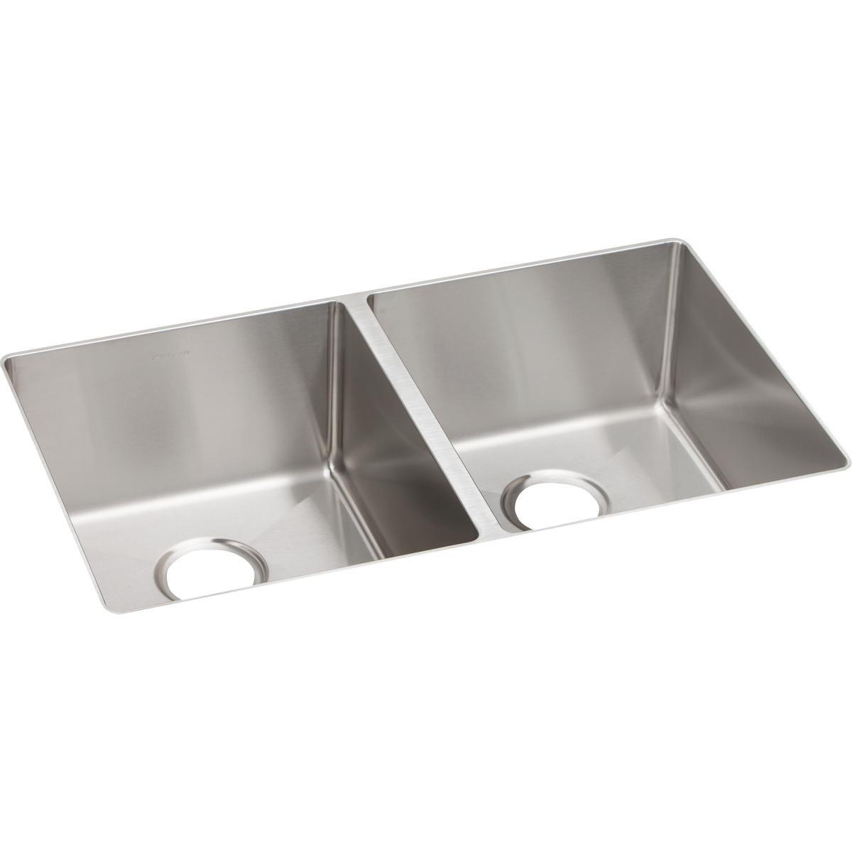 Modern Stainless Steel Double Bowl Undermount Kitchen Sink