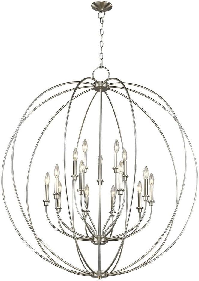 Livex Lighting - Milania - 15 Light Foyer Chandelier in Farmhouse Style - 42