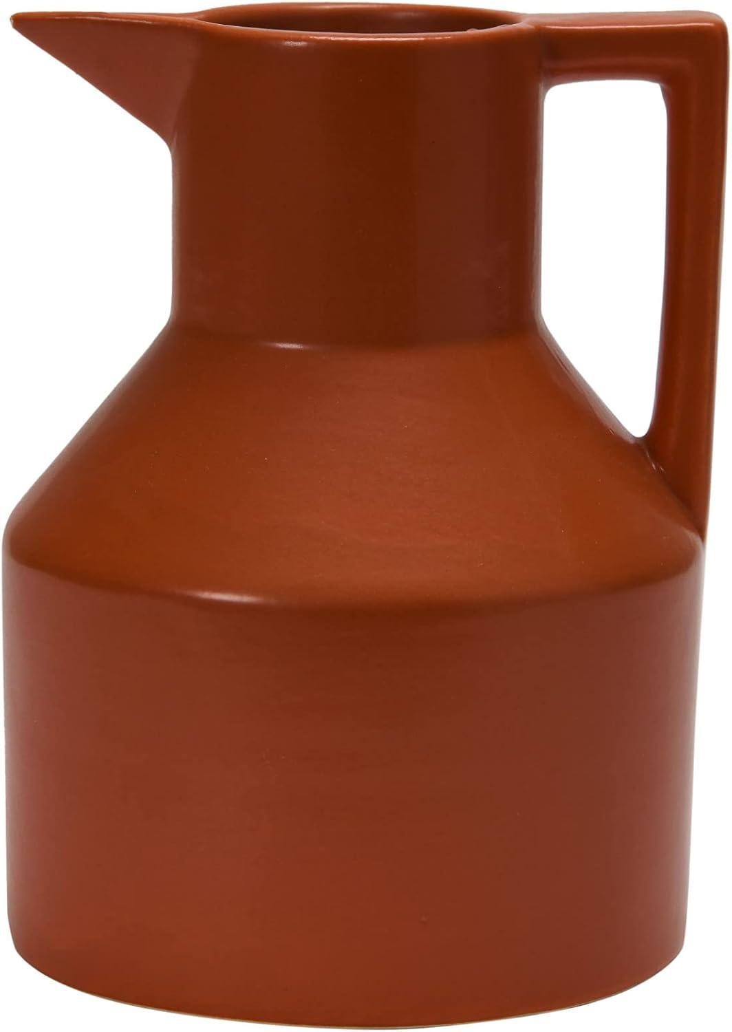 Bloomingville Decorative Stoneware Watering Pitcher/Vase with Handle