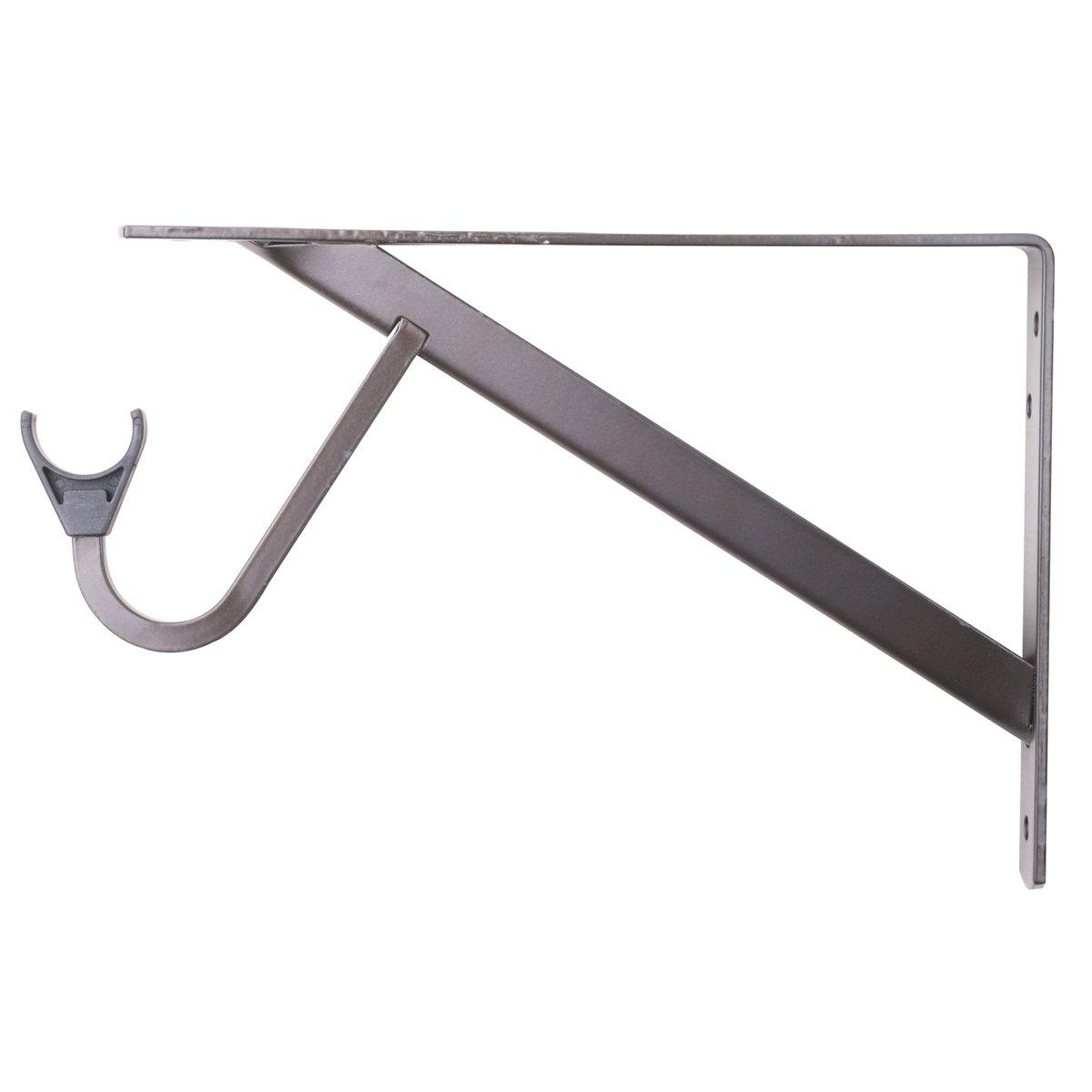 Knape & Vogt Manufacturing 217341 11 in. x 0.25 in. Bronze Shelf Bracket