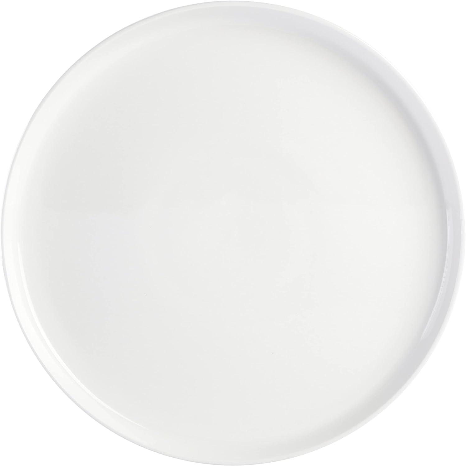 Oslo White Porcelain 16-Piece Dinnerware Set, Service for 4