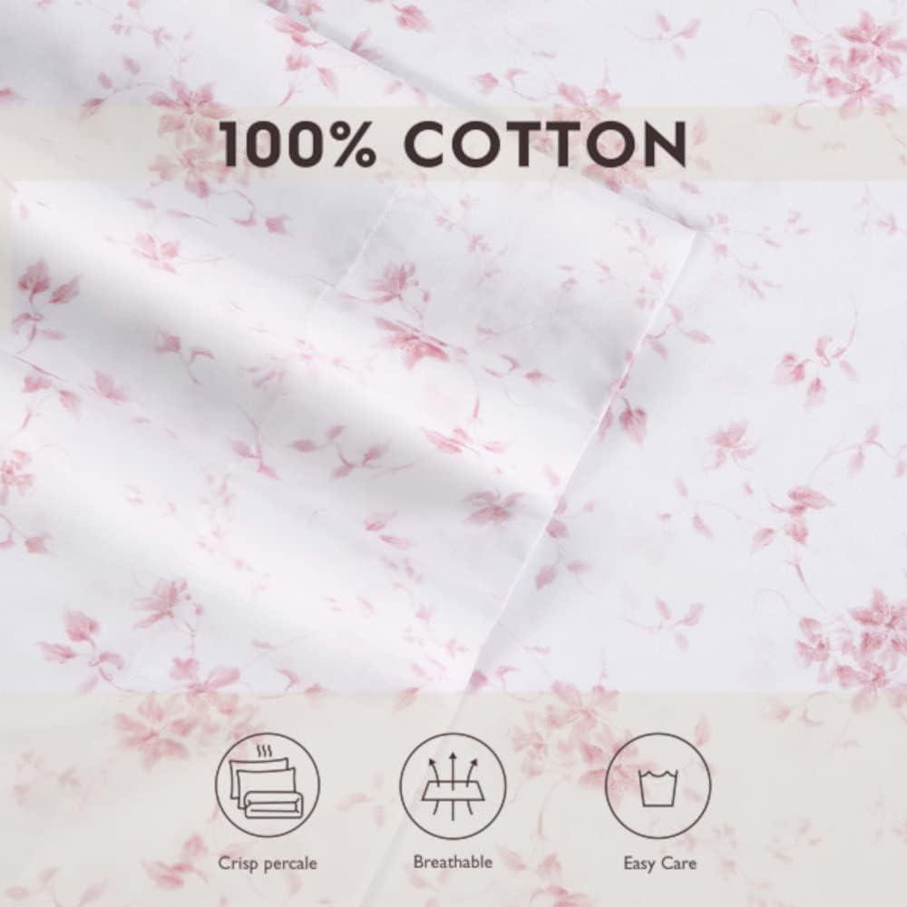 300 Thread Count Printed Pattern Sheet Set - Laura Ashley