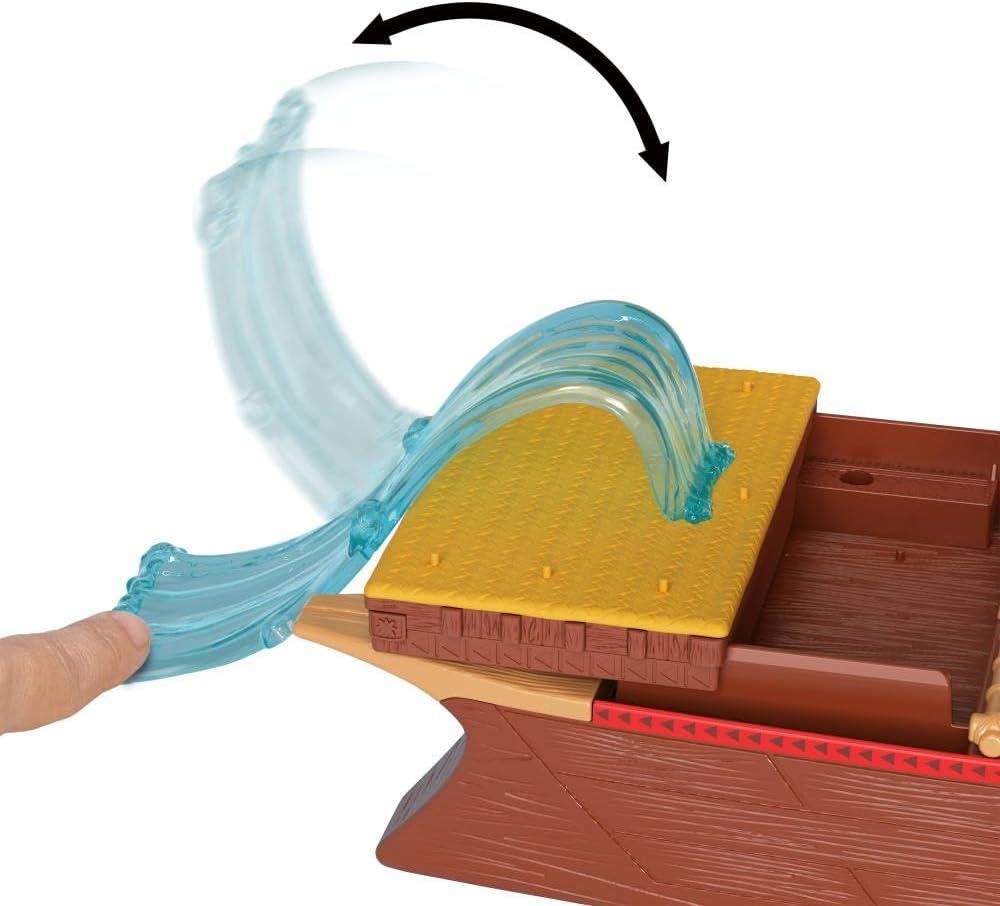 Disney Moana 2 Moana's Adventure Canoe Playset with Small Doll & Accessories