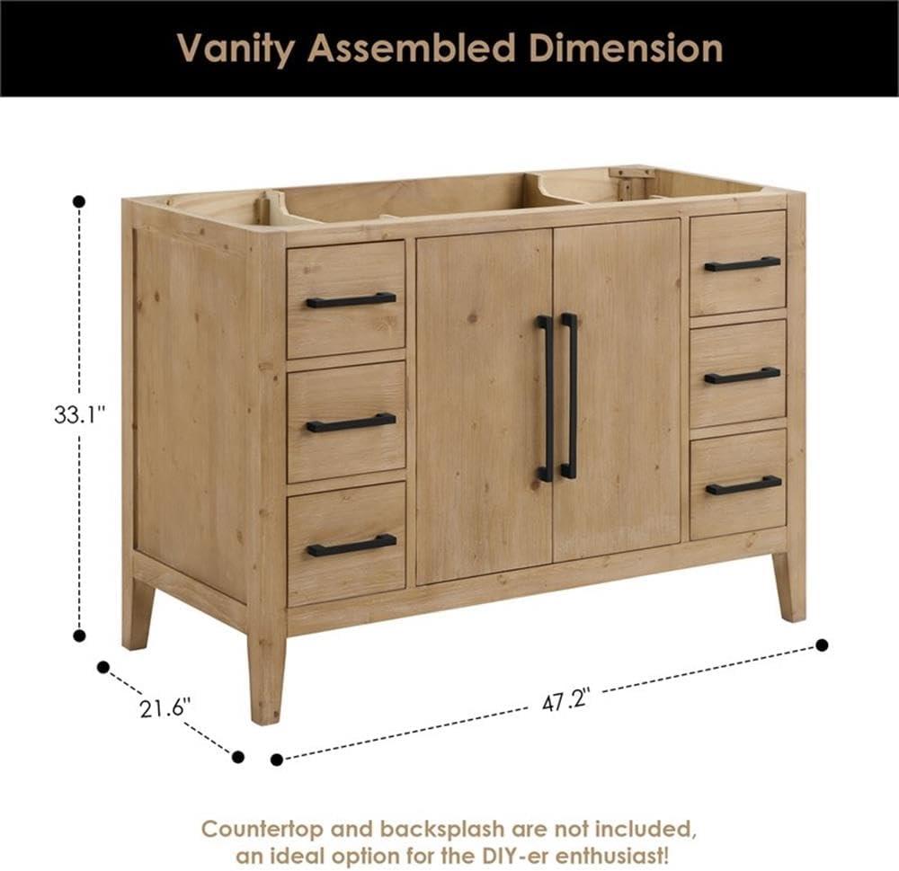 Laurel 47.2" Single Bathroom Vanity Base Only