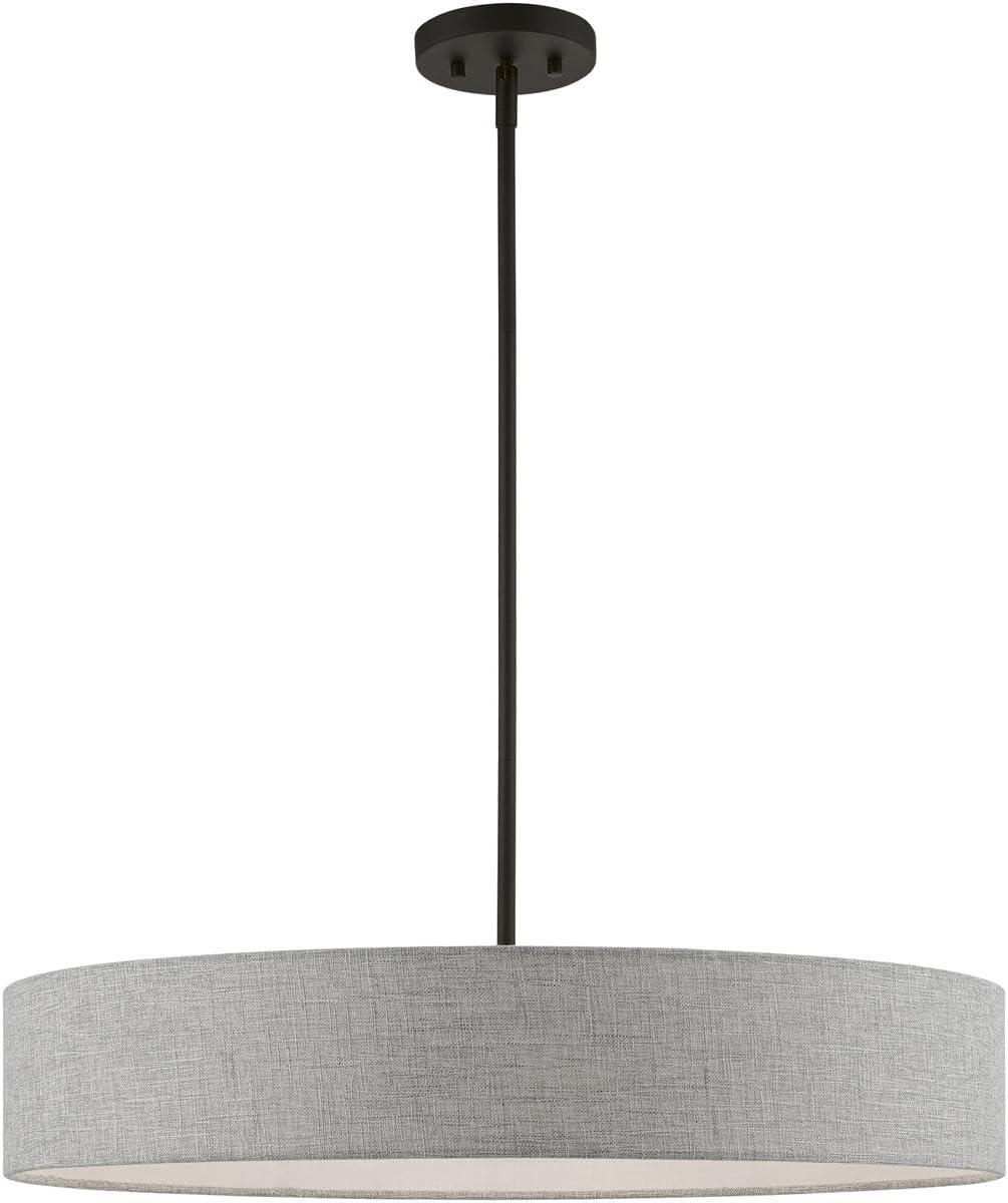 Livex Lighting Elmhurst 5 - Light Pendant in  Black