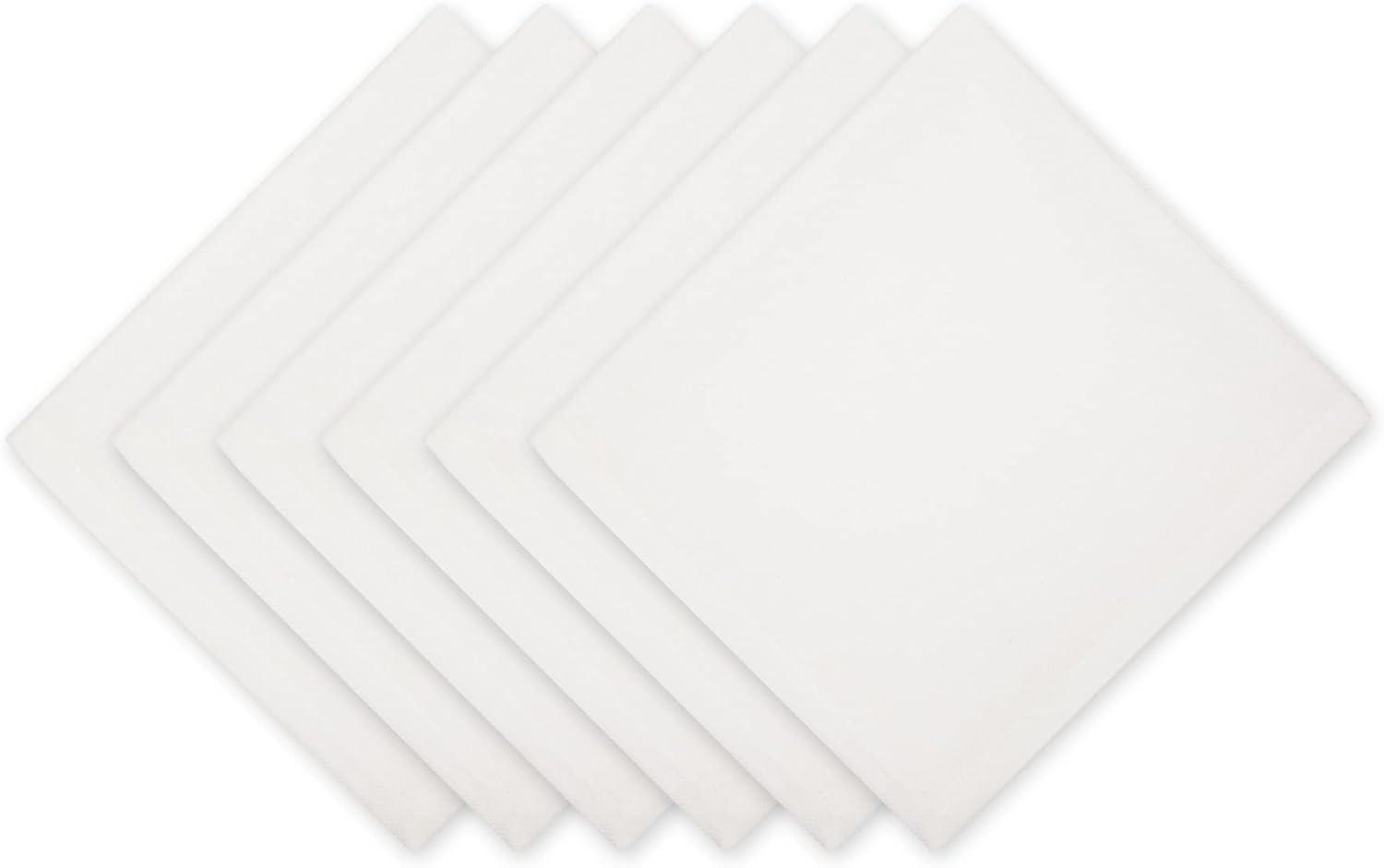 Off-White Cotton Variegated Napkin Set of 6