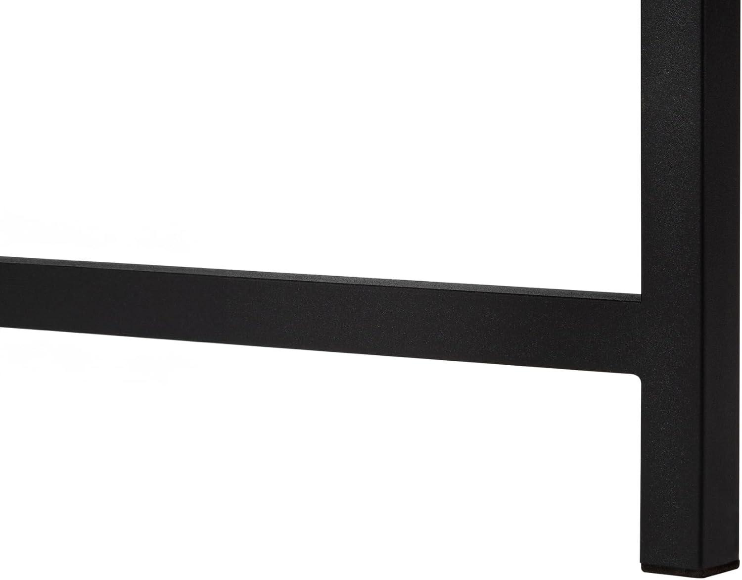 Monarch Specialties Computer Desk Home Office Corner 58InchL L Shape Work Laptop Metal Laminate White Marble Look Black Contemporary Modern