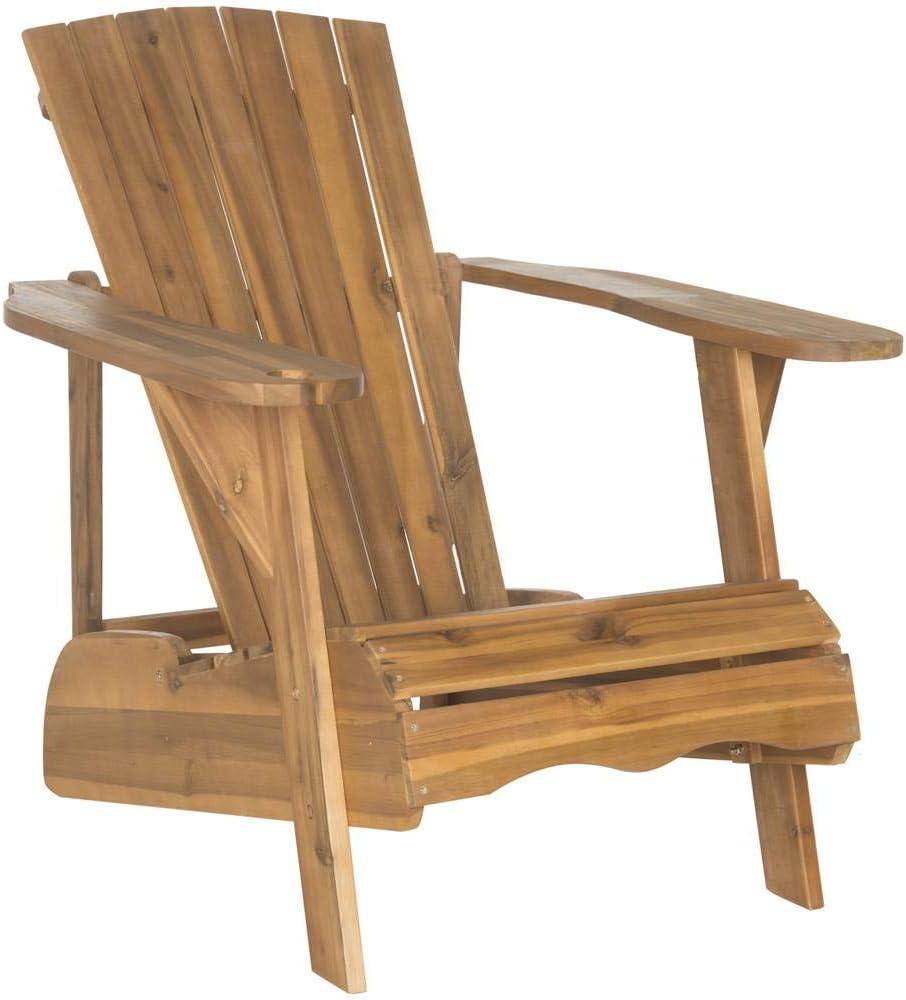 Vista Adirondack Chair Indoor/Outdoor - PAT6727 - Natural - Safavieh