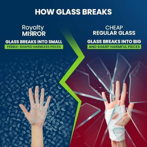 24 x 36 Inch Rectangle Glass Table Top 3/8 Inch Thick Clear Tempered Glass With Bevel Edge Polished Radius Corners