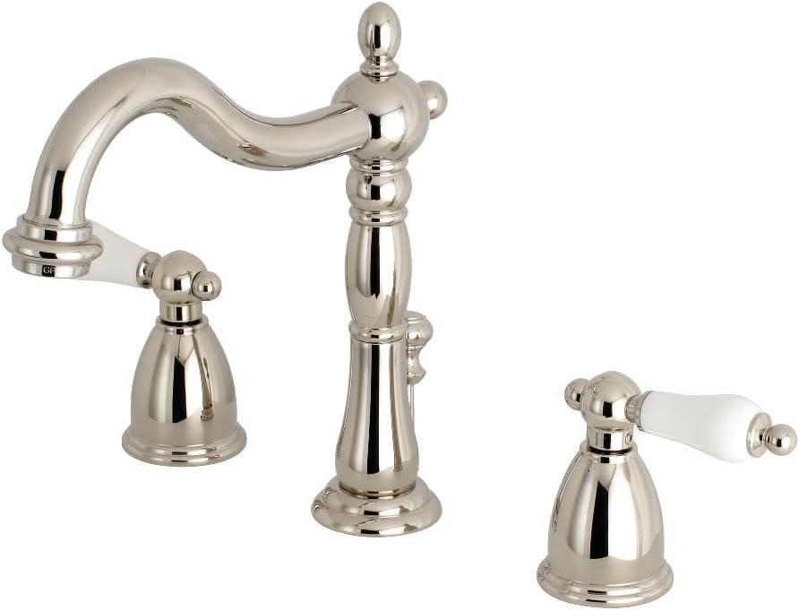 Heritage Widespread Bathroom Faucet with Drain Assembly