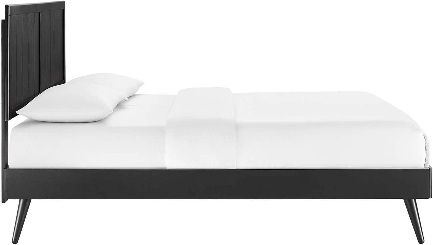 Modway Alana Wood Platform Bed with Splayed Legs