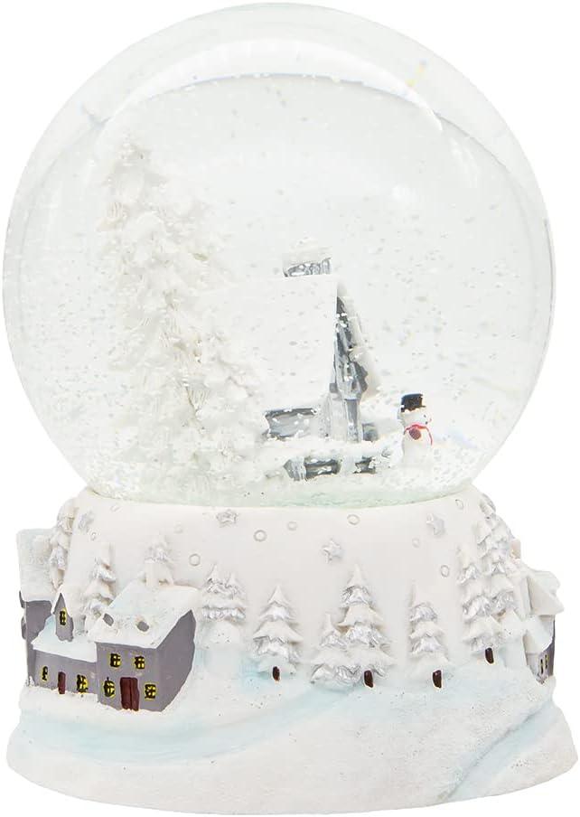 Kurt Adler 120MM Musical Snowy House Water Globe