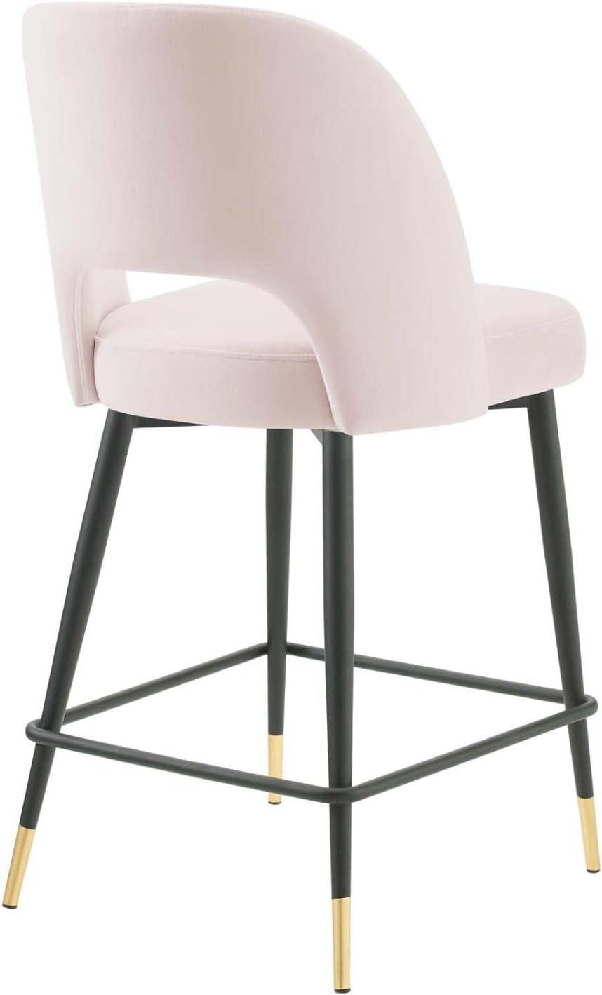 Rouse Performance Velvet Bar Stool by Modway