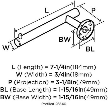 Amerock Arrondi™ Wall Mount Toilet Paper Holder BH26540BBZ