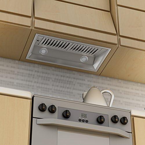 400 CFM Ducted Insert Range Hood in Stainless steel