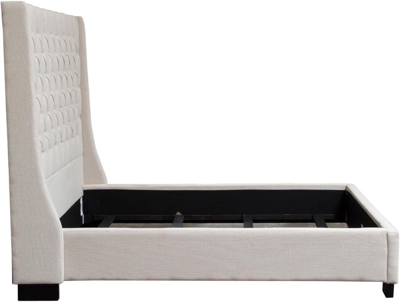 Diamond Sofa Upholstered Wingback Bed