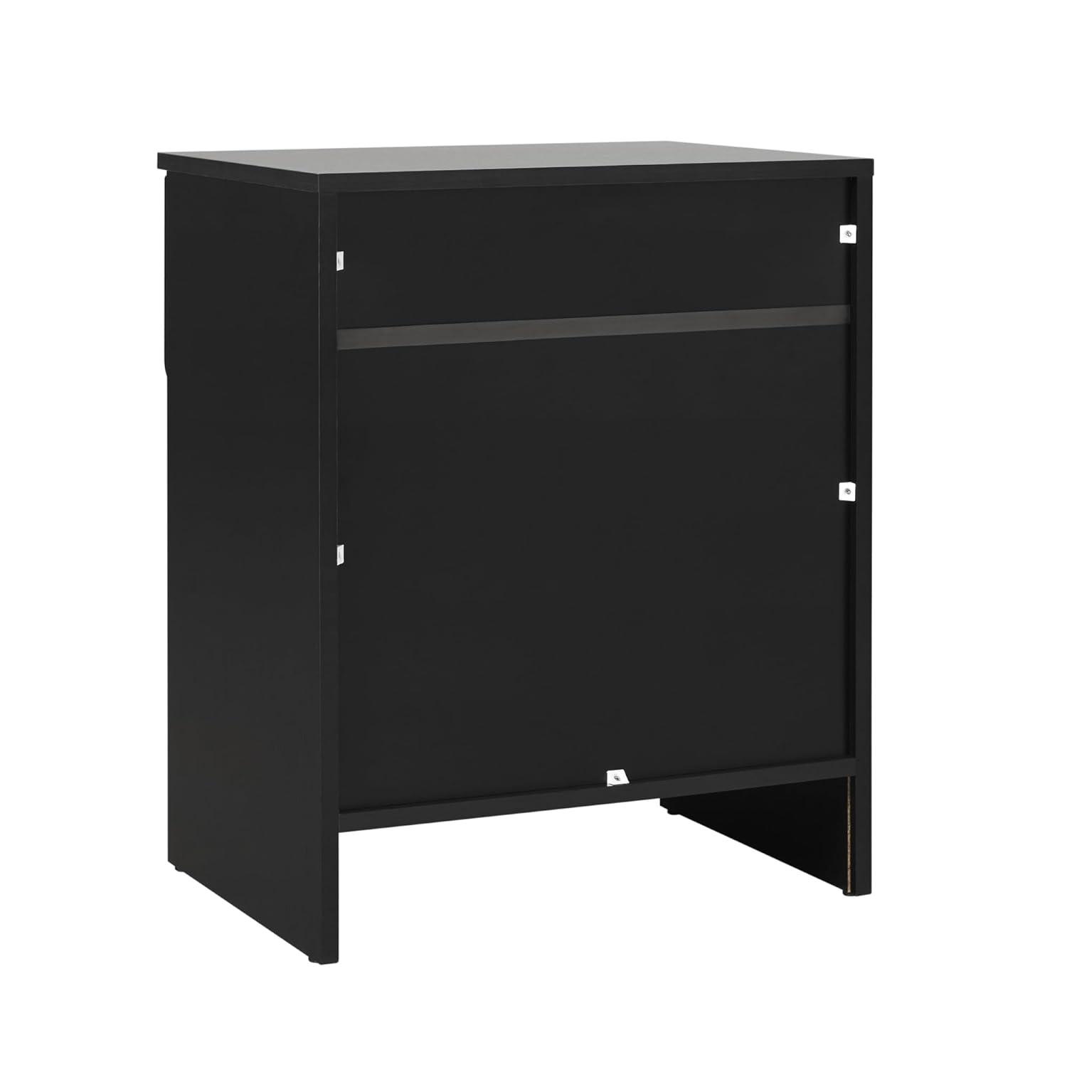 Ebern Designs Jaqualine 1-Drawer Nightstand with Storage Cubby