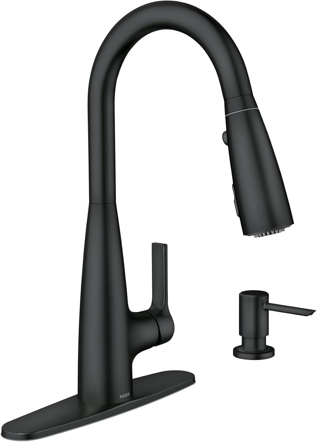 Haelyn Single-Handle Pull-Down Sprayer Kitchen Faucet with ColorCue Temperature Indicator