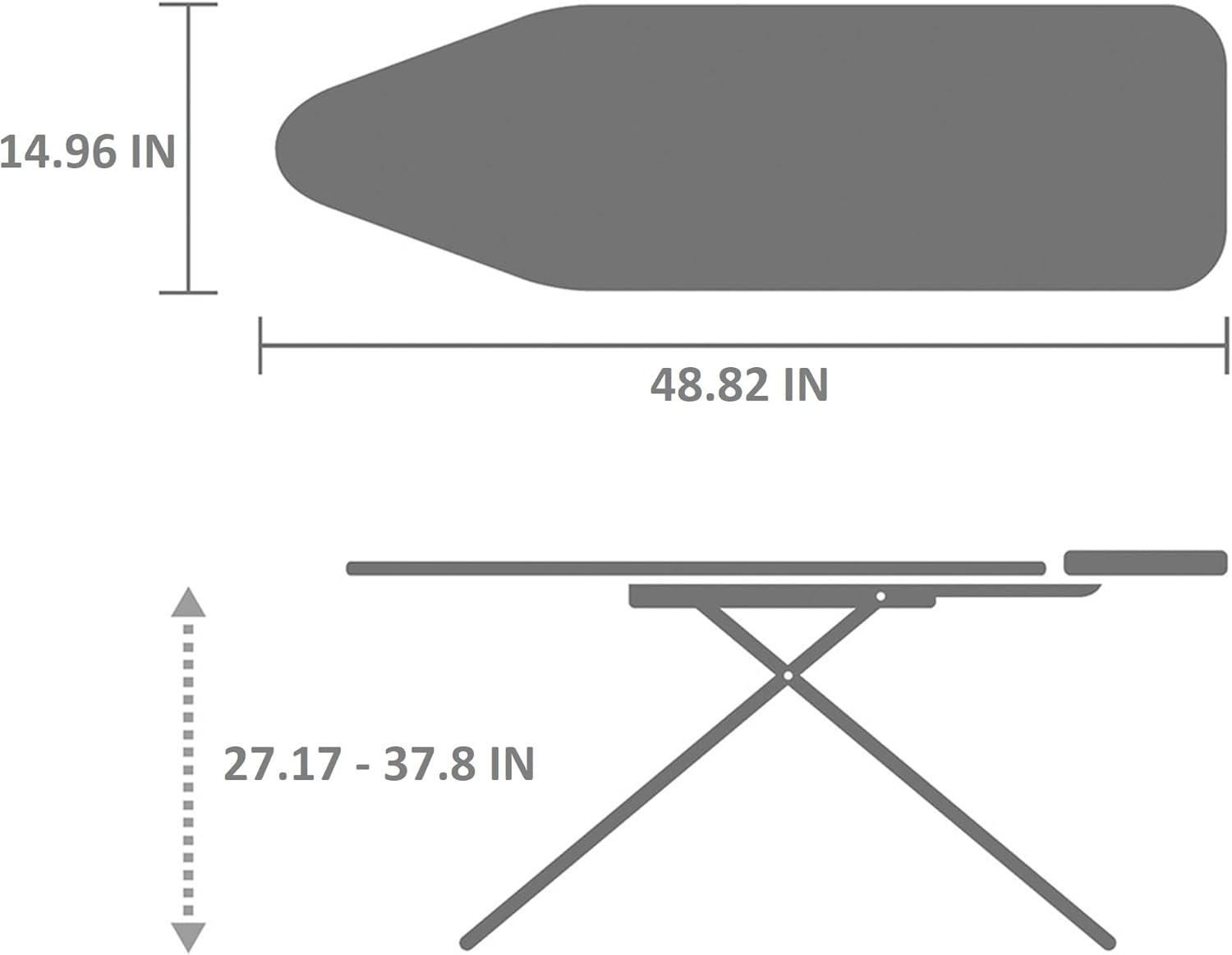 Brabantia Brabantia Size B Medium Ironing Board with Solid Steam Unit Holder