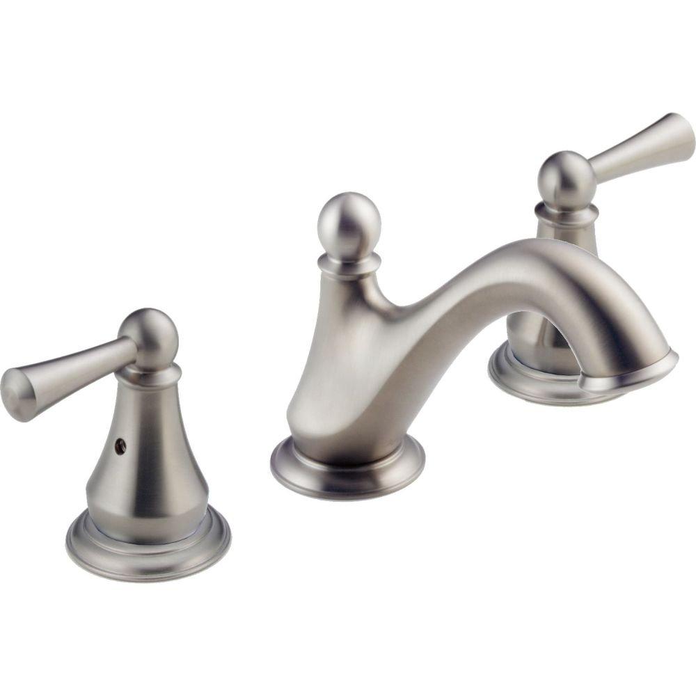 Haywood Widespread Bathroom Faucet 3 Hole, 2-handle Bathroom Sink Faucet with Drain Assembly