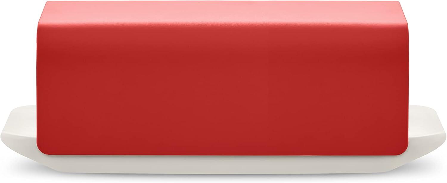 Alessi Mattina Butter Dish Red