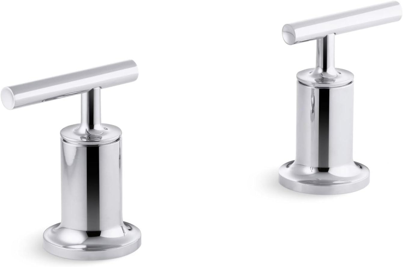 Purist® Deck- or Wall-Mount High-Flow Bath Trim with Lever Handles