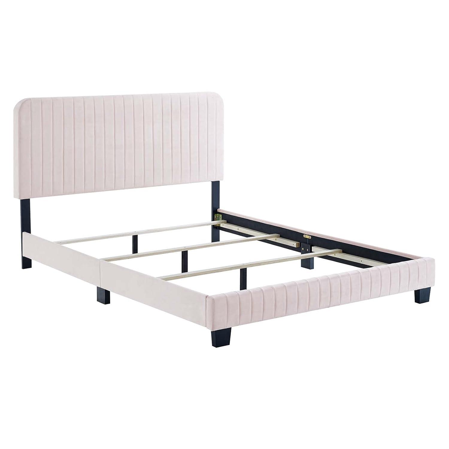 Modway Celine Channel Tufted Performance Velvet Full Bed