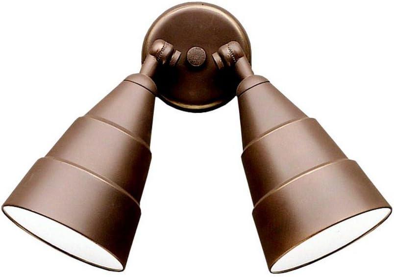 Architectural Bronze Dual Cone Wall Sconce