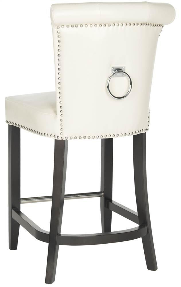 Addo Ring Counter Stool - Flat Cream - Safavieh