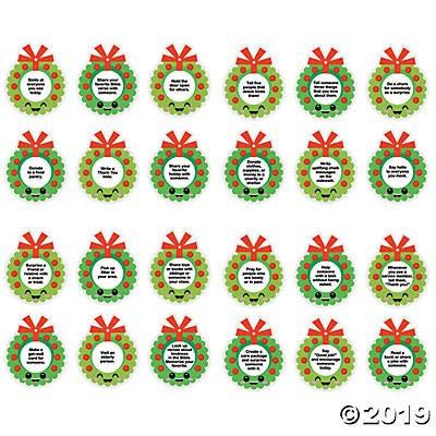 Adornos Navideños de Hechos de Bondad, Papelería, Navidad, 24 Piezas