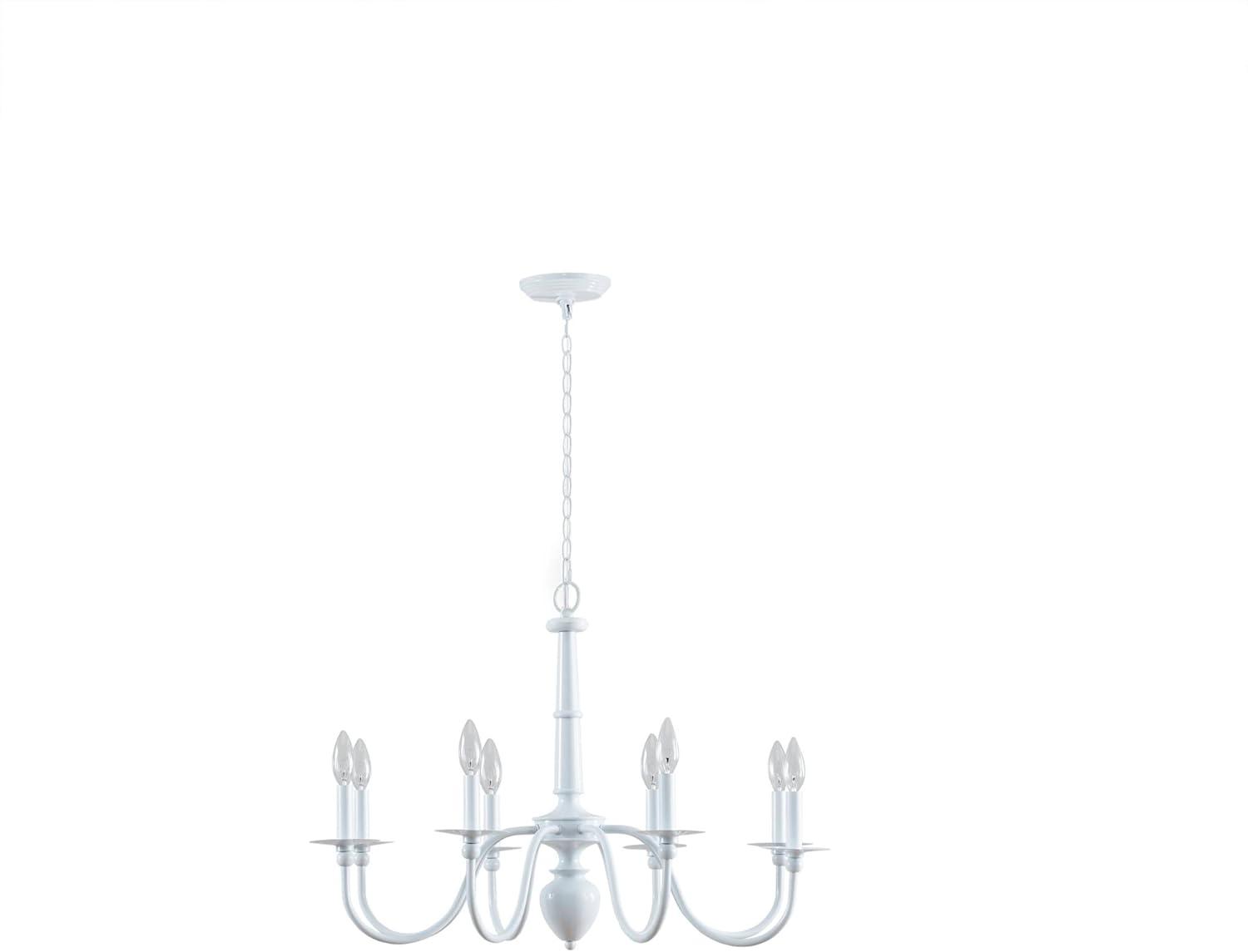 Martha Stewart Amelia 8-Light Traditional Metal Chandelier