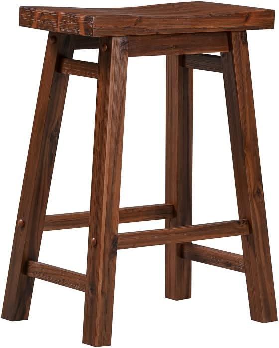 24" Sonoma Saddle Counter Height Barstool - Boraam